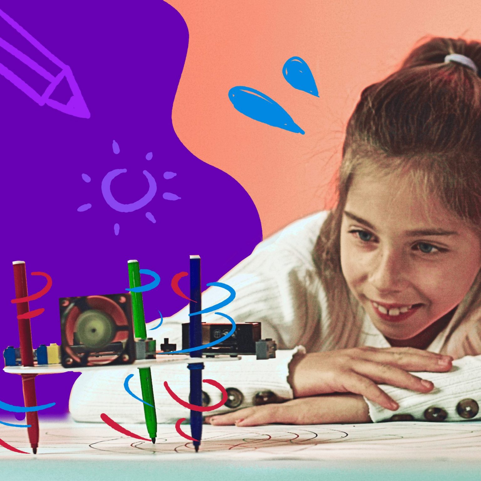 Robotic Art Kit Educational STEM Toy Kit Specs Twin Science